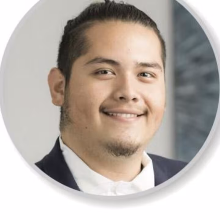 Daniel Carranza, photographed against a light studio background.